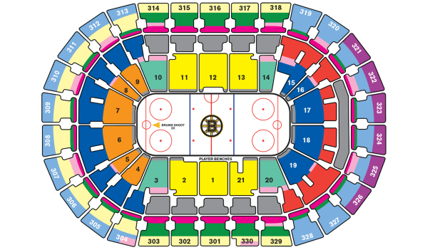 Bruins - Game Plans - Seating Chart Rival Black Opening