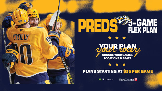 Preds 5-Game Plans presented by Regions Bank and NewsChannel5