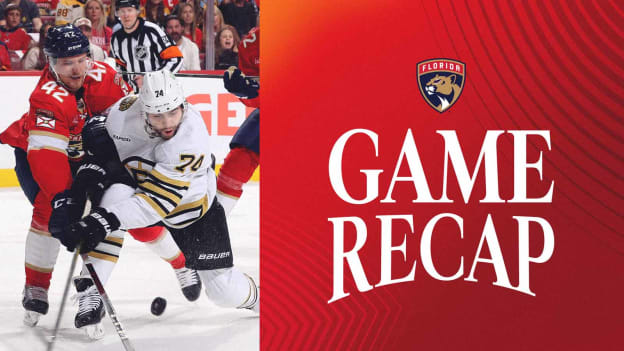 RECAP: Bruins 5, Panthers 1