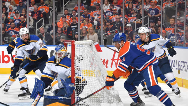 GALLERY: Oilers vs. Blues