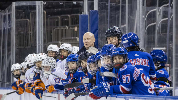 Jr. Rangers vs Jr. Islanders @ MSG