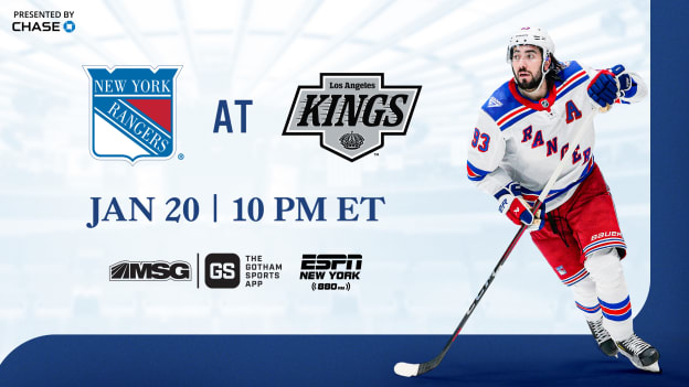 Rangers at Kings: Pregame Notes