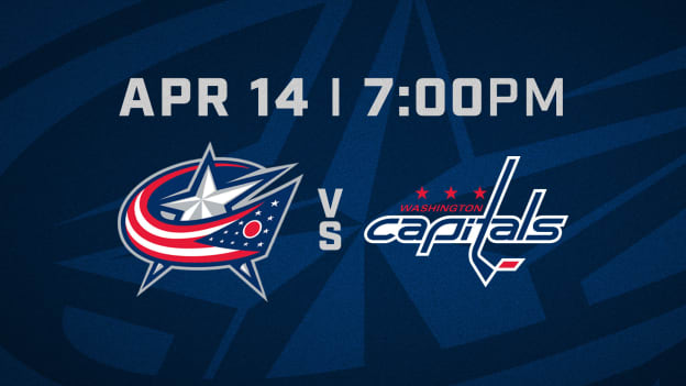 TUESDAY, APRIL 14 AT 7 PM VS. WASHINGTON CAPITALS