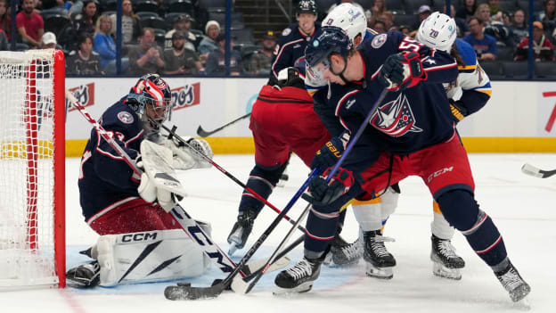 Five players score as Blue jackets down Blues in preseason action