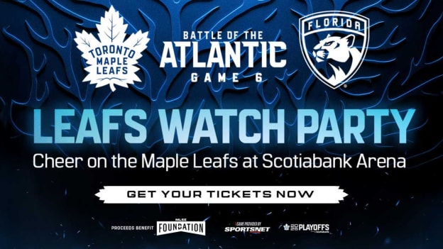 Toronto Maple Leafs To Host Watch Party Inside Scotiabank Arena