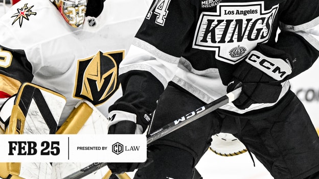 FEBRUARY 25 VS VEGAS GOLDEN KNIGHTS