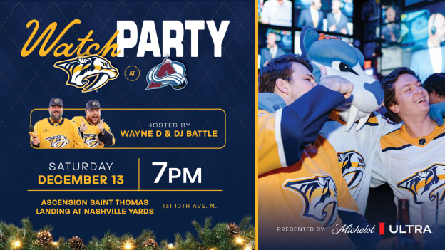 Saturday, December 13 at Ascension Saint Thomas Landing at Nashville Yards