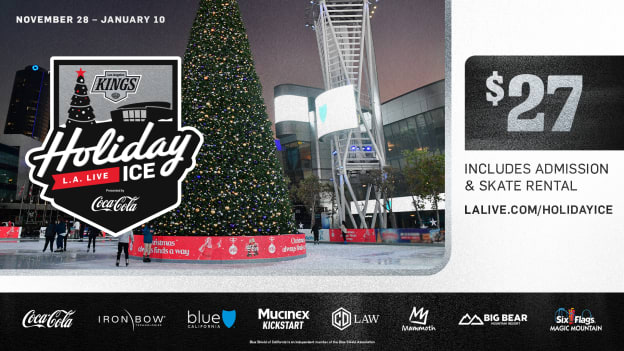 Skate into the Holiday Season with the LA Kings!