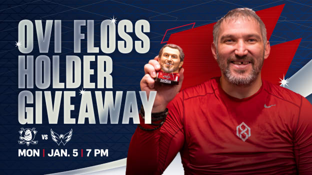 <b><h2>January 5 vs. ANA</h2><p>Ovi Floss Holder Giveaway</p></b><p style="color:#c8102e;">All-Fan Giveaway</p>
