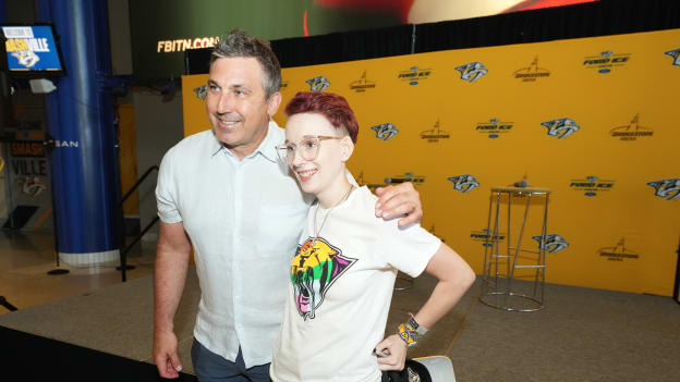 Andrew Brunette Meets Preds Fans at Summer Select-a-Seat