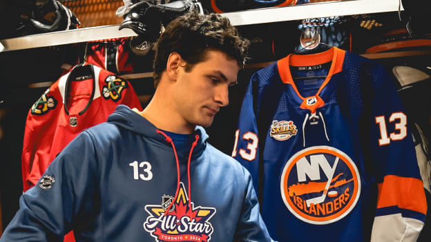 PHOTOS: Barzal at 2024 NHL All-Star Weekend