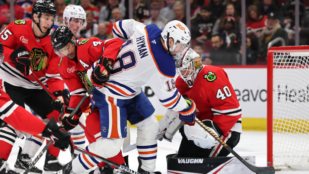 Edmonton Oilers v Chicago Blackhawks