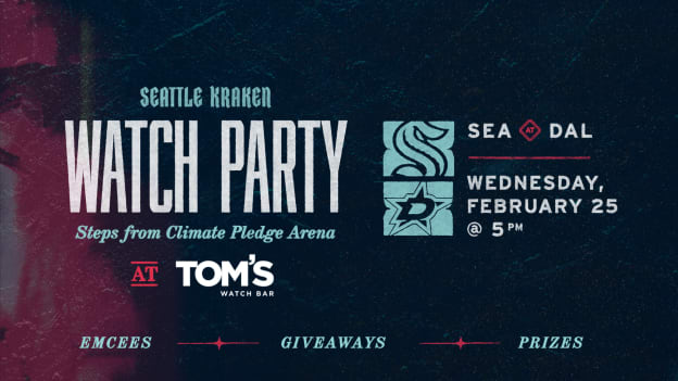 Kraken Hockey is back at Tom's Watch Bar!