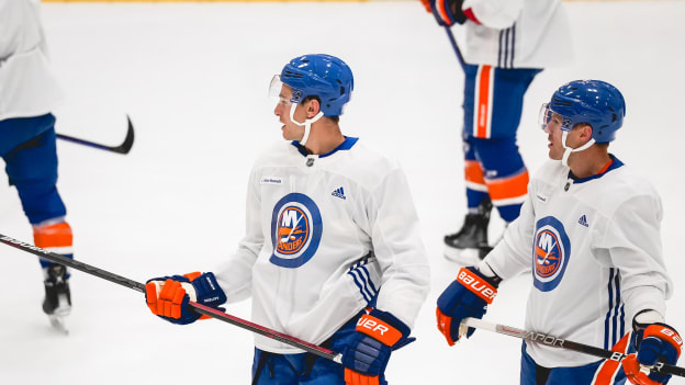 PHOTOS: Islanders Morning Skate Oct. 24, 2023