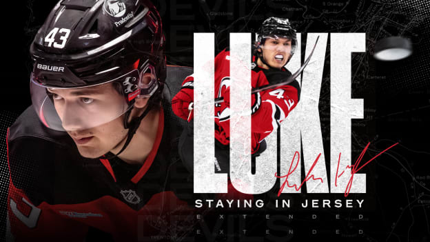 RELEASE: Devils Agree to Terms with Luke Hughes on 7-Year Deal 
