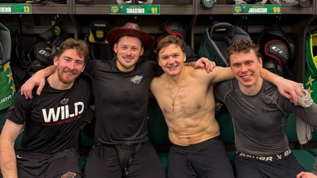 The Hat Story: A preseason speech from their General Manager led to the Wild’s player-of-the-game gear
