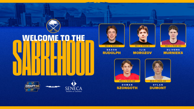 Draft Tracker | Meet the Sabres' class of 2026