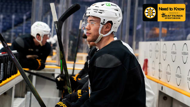 Need to Know: Bruins at Predators