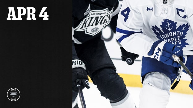 APRIL 4 VS TORONTO MAPLE LEAFS