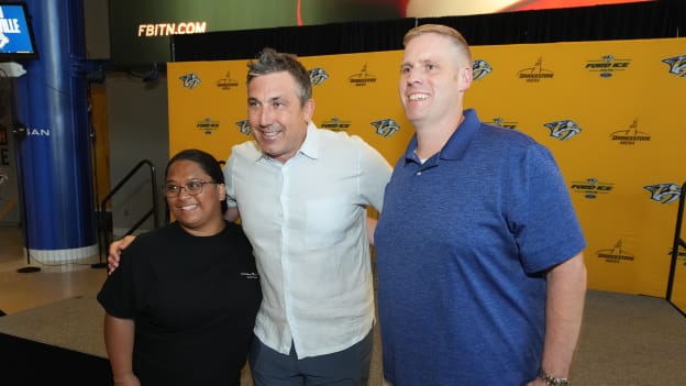 Andrew Brunette Meets Preds Fans at Summer Select-a-Seat