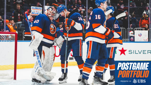 UBS Postgame Photos: Islanders 7, Blue Jackets 3