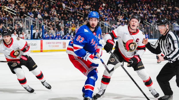 Ottawa Senators v New York Rangers
