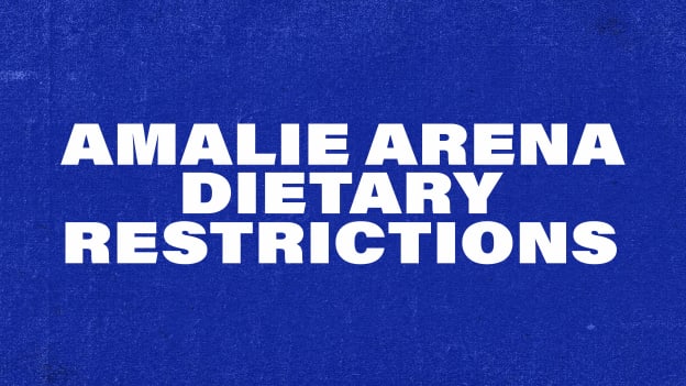AMALIE Arena Dietary Restrictions