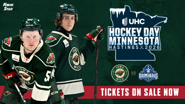 Get your tickets for Iowa's Hockey Day Minnesota Match now→