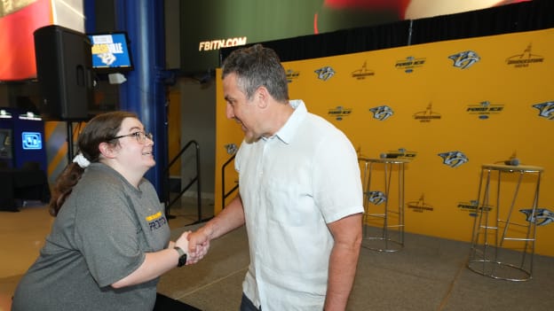 Andrew Brunette Meets Preds Fans at Summer Select-a-Seat
