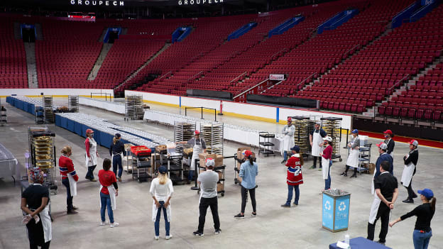 Les Canadiens, IGA et les chefs du Centre Bell donnent au suivant