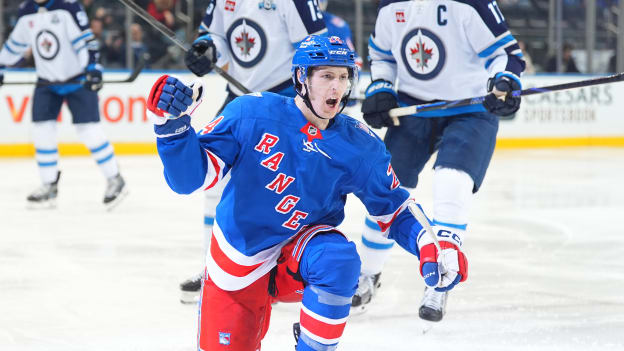 Winnipeg Jets v New York Rangers