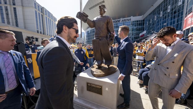 Pekka Rinne Statue Unveiling