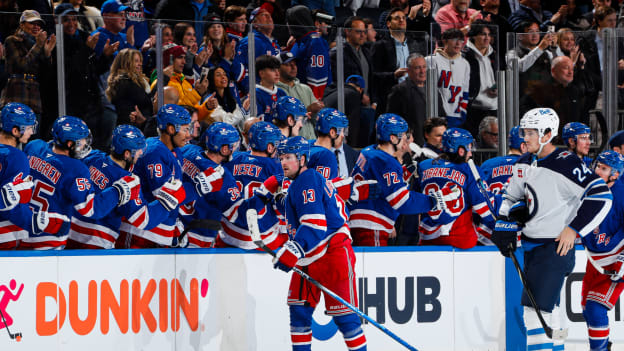 Winnipeg Jets v New York Rangers