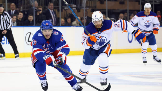 Edmonton Oilers v New York Rangers