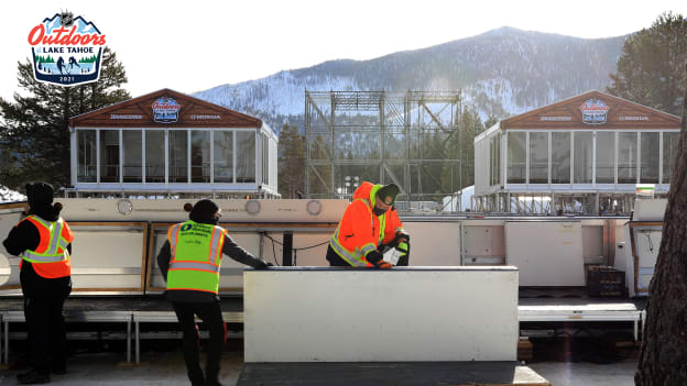 NHL Outdoors: Lake Tahoe Preparations