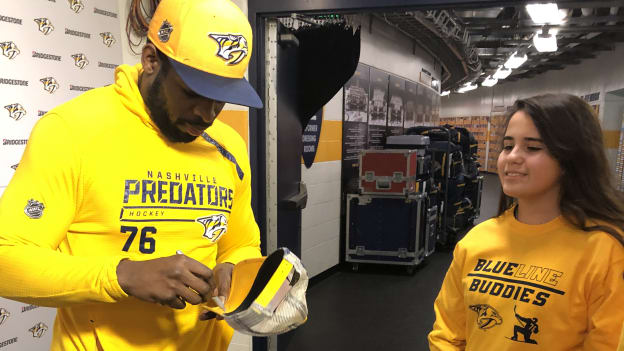 P.K. Subban Blueline Buddies Program