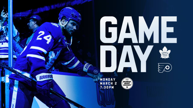 GAME DAY vs FLYERS - March 2, 2026