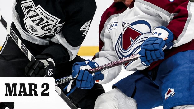 MARCH 2 VS COLORADO AVALANCHE