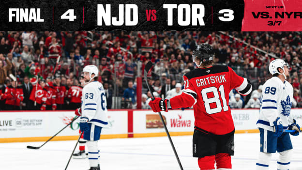 Devils Make Leafs Fall