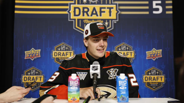 Ducks Draft Leo Carlsson Second Overall Photos