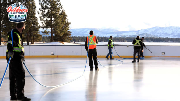 NHL Outdoors: Lake Tahoe Preparations