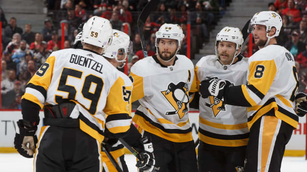 Penguins celebrate PIT-OTT
