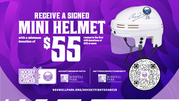 Hockey Fights Cancer Mini-Helmet Surprise
