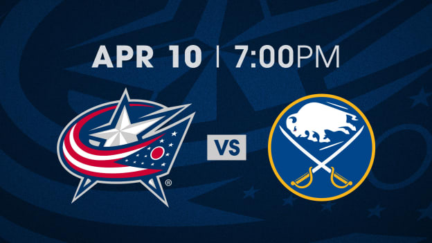 THURSDAY, APRIL 10 AT 7 PM VS. BUFFALO SABRES