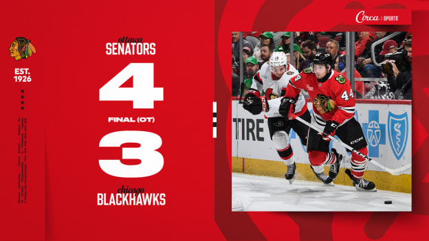 FINAL (OT) | Senators 4, Blackhawks 3