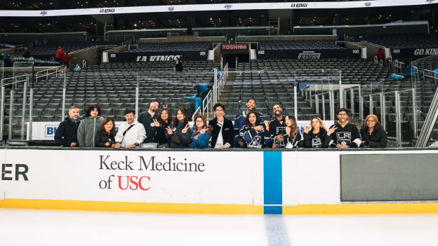 Postgame Photo on the Bench