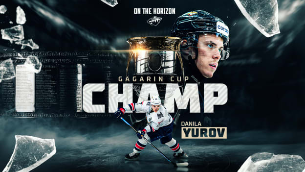 Wild Prospect Danila Yurov Wins Gagarin Cup with Metallurg