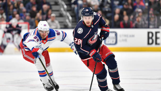 Blue Jackets vs. Rangers - February 14, 2020