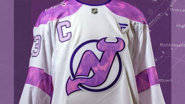 Devils Hockey Fights Cancer Jersey Auction