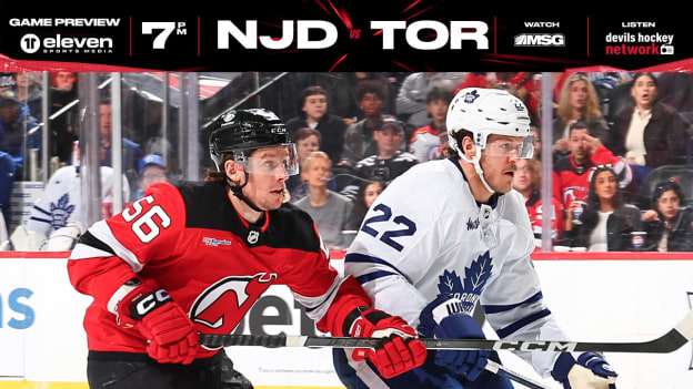 Devils Face Leafs in Home Opener